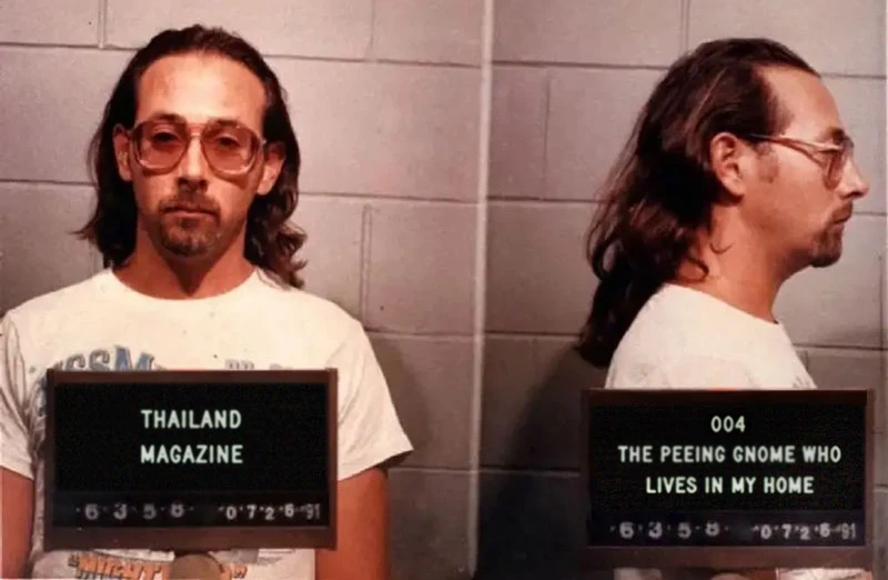 Pee Wee Herman mugshot